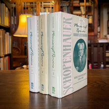 Load image into Gallery viewer, Arthur Schopenhauer Manuscript Remains edited by Arthur Hubscher