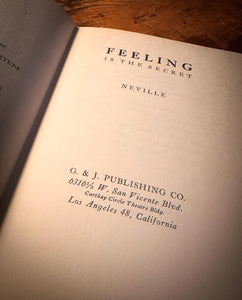 Feeling is the Secret by Neville  Goddard