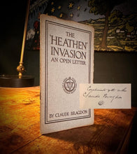 Load image into Gallery viewer, The Heathen Invasion SIGNED by Claude Bragdon