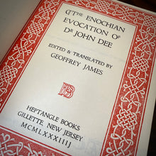 Load image into Gallery viewer, The Enochian Evocation of Dr. John Dee