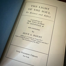 Load image into Gallery viewer, The Light of the Soul by Alice Bailey