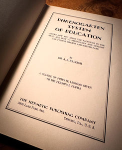 Phrenogarten System of Education by A.S. Raleigh