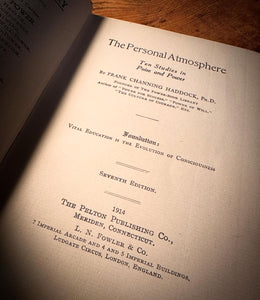 The Personal Atmosphere by Frank Channing Haddock