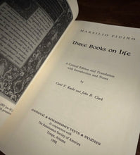 Load image into Gallery viewer, Three Books on Life by Marsilio Ficino