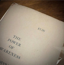 Load image into Gallery viewer, The Power of Awareness SIGNED by Neville Goddard