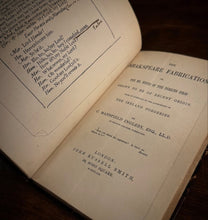 Load image into Gallery viewer, The Shakespeare Fabrication by C. Mansfield Ingleby