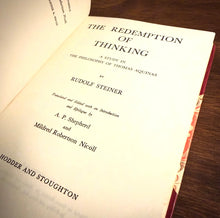 Load image into Gallery viewer, The Redemption of Thinking by Rudolf Steiner