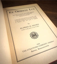 Load image into Gallery viewer, Ex Oriente Lux by Alfred H. Henry