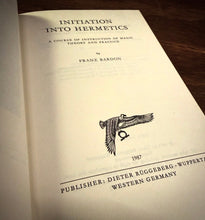 Load image into Gallery viewer, Initiation into Hermetics by Franz Bardon