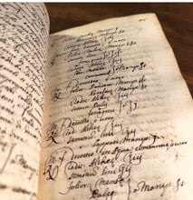 Load image into Gallery viewer, Bernardino Genga 17th Century Manuscript Medical Textbook