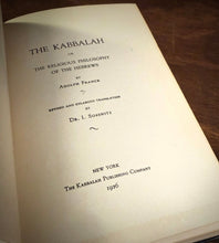 Load image into Gallery viewer, The Kabbalah by Adolph Franck