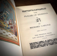 Load image into Gallery viewer, Psalms of Krishna by Richard Carlyle [Introduction by Manly P. Hall]