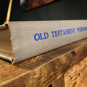 Old Testament Wisdom (First Edition) by Manly P Hall