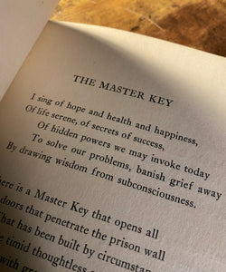 The Master Key by George W. Caldwell (Signed)