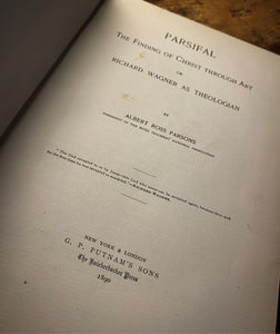 Parsifal by Albert Ross Parsons