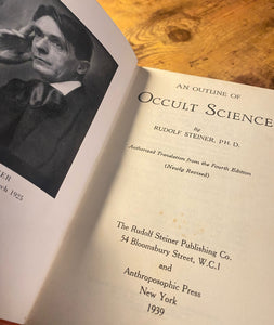 An Outline of Occult Science 1939  by Rudolf Steiner