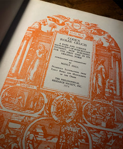 Codex Rosae Crucis D.O.M.A. (1974) by Manly P Hall