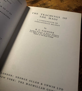 The Teachings of the Magi by R.C. Zaehner