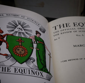 The Equinox by Aleister Crowley (10 Volume Set) 1972