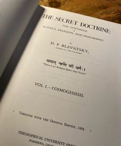 The Secret Doctrine (2 Volume Set) by H.P. Blavatsky