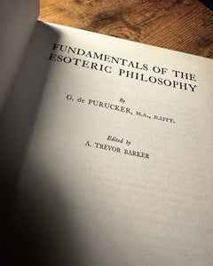 Fundamentals of the Esoteric Philosphy by G. de Purucker