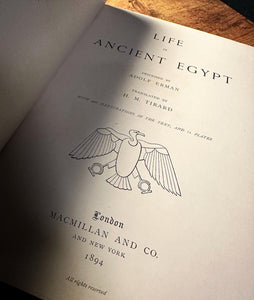 Life in Ancient Egypt by Adolf Erman
