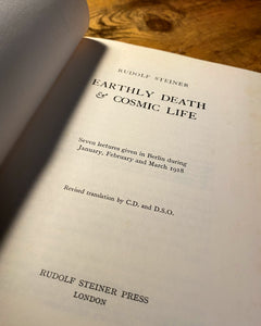 Earthly Death & Cosmic Life by Rudolf Steiner