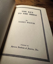 Load image into Gallery viewer, The Key to the Bible by Harry Wagon