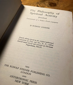 The Philosophy of Spiritual Activity (1939) by Rudolf Steiner
