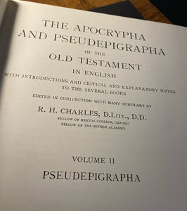 The Apocrypha and Pseudepigrapha of The Old Testament