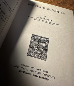 Esoteric Buddhism (1884 Edition) by A.P. Sinnett