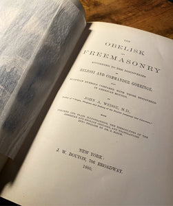 The Obelisk and Freemasonry By John M. Weisse M.D.