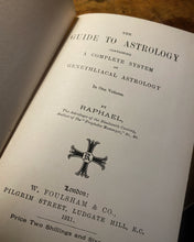 Load image into Gallery viewer, Raphaels Guide to Astrology 1911 (Signed) Rare!