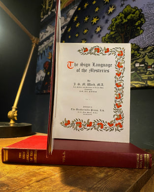 The Sign Language of the Mysteries by J.S.M. Ward [1928 First Edition 2-Volume set]