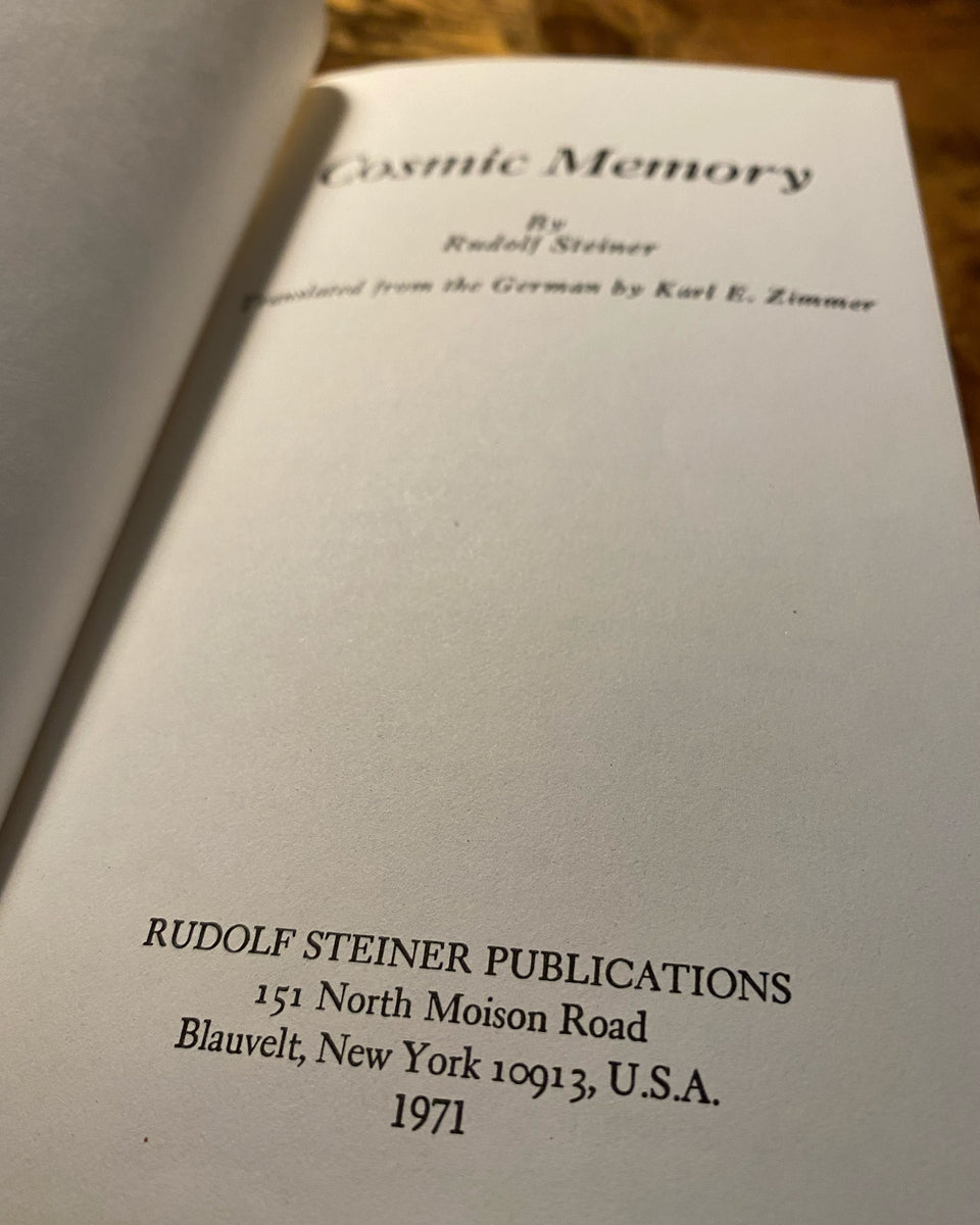 Cosmic Memory: Atlantis and Lemuria by Rudolf Steiner – The Rose Books ...