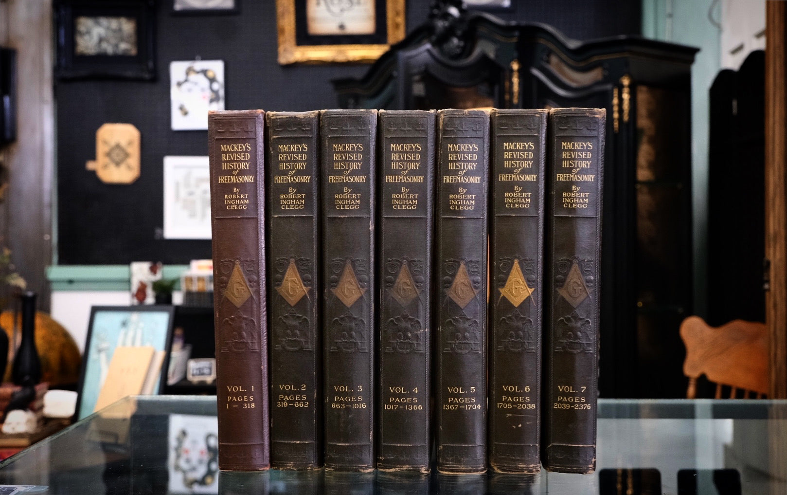 Mackeys History of Freemasonry 1921 7-Volume Complete Set – The