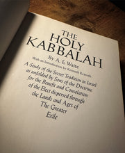 Load image into Gallery viewer, The Holy Kabbalah by A.E. Waite