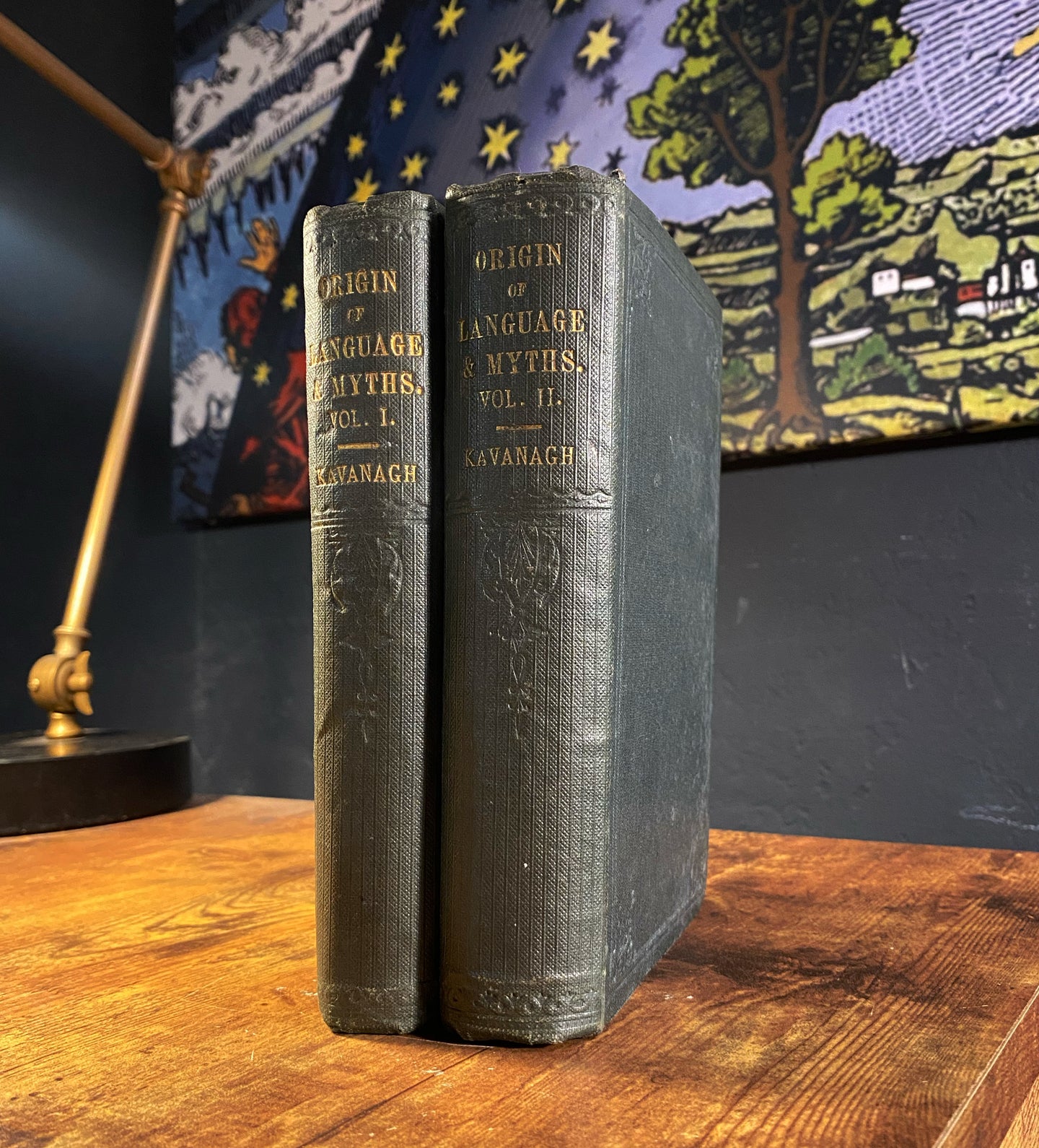 The Origin and Language of Myth by Kavanagh (1871 First Edition)