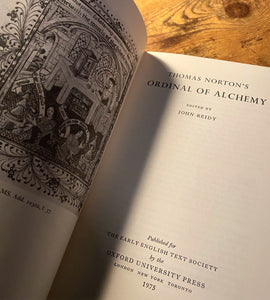 Thomas Norton's Ordinal of Alchemy Edited by John Reidy