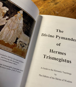 The Divine Pymander of Hermes Trismegistus