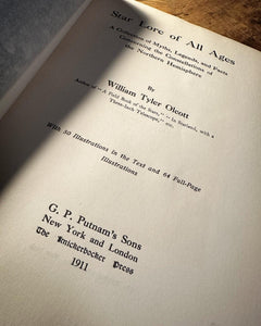 Star Lore of All Ages (1911 First Edition) by Olcott