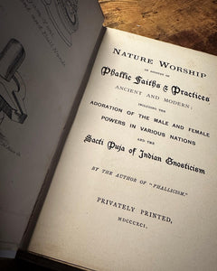 Nature Worship (1891 First Edition) by Hargrave Jennigs
