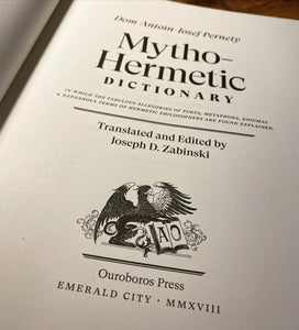 Mytho-Hermetic Dictionary