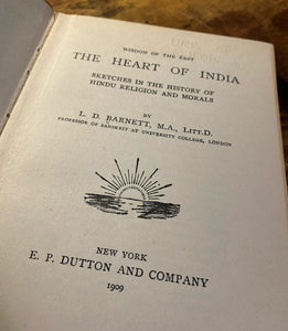The Heart of India (1909 First Edition)