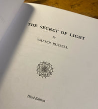 Load image into Gallery viewer, The Secret of Light by Walter Russell