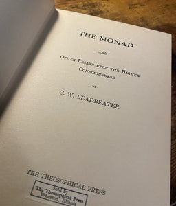 The Monad by C.W. Leadbeater