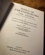 Load image into Gallery viewer, Songs of Zarathrusta (Signed) by Framroze Ardeshir Bode