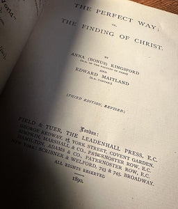 The Perfect Way (1890 Edition) by Anna Kingsford