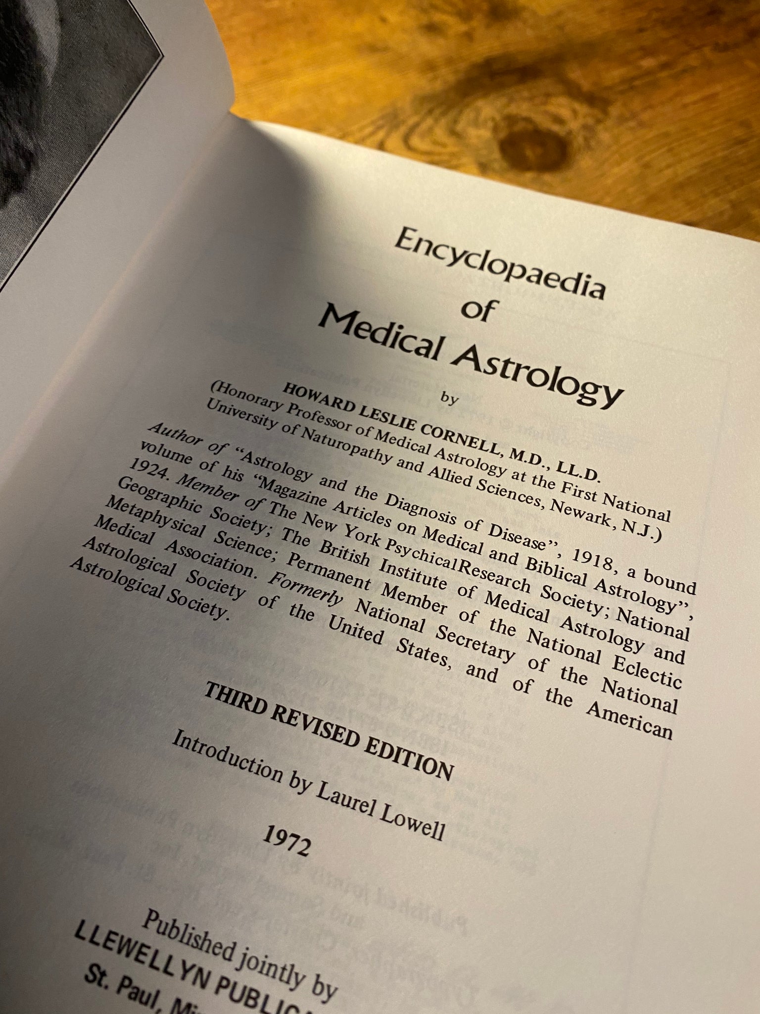 Encyclopedia of Medical Astrology by H.L. Cornell, M.D. – The Rose 