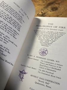 The Philosophy of Fire by Swinburne Clymer